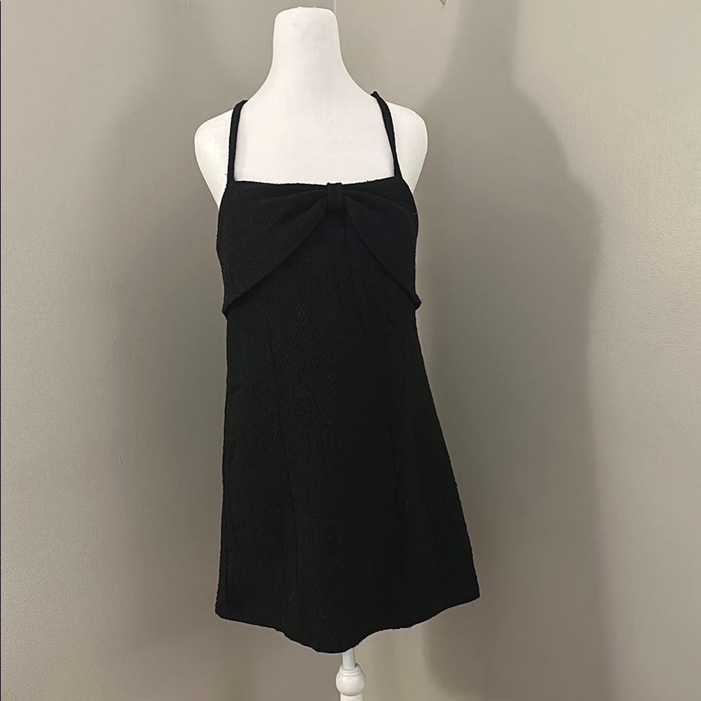 NWT Petal and Pup Adley Mini Dress in Black, Sz M